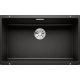 Fregadero bajo encimera BLANCO SUBLINE 700-U NEGRO. 526001. Una cubeta, Negro. Para mueble de 80 cm